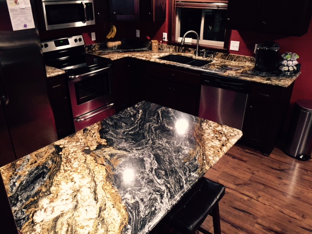 Magma Black Kitchen Counter